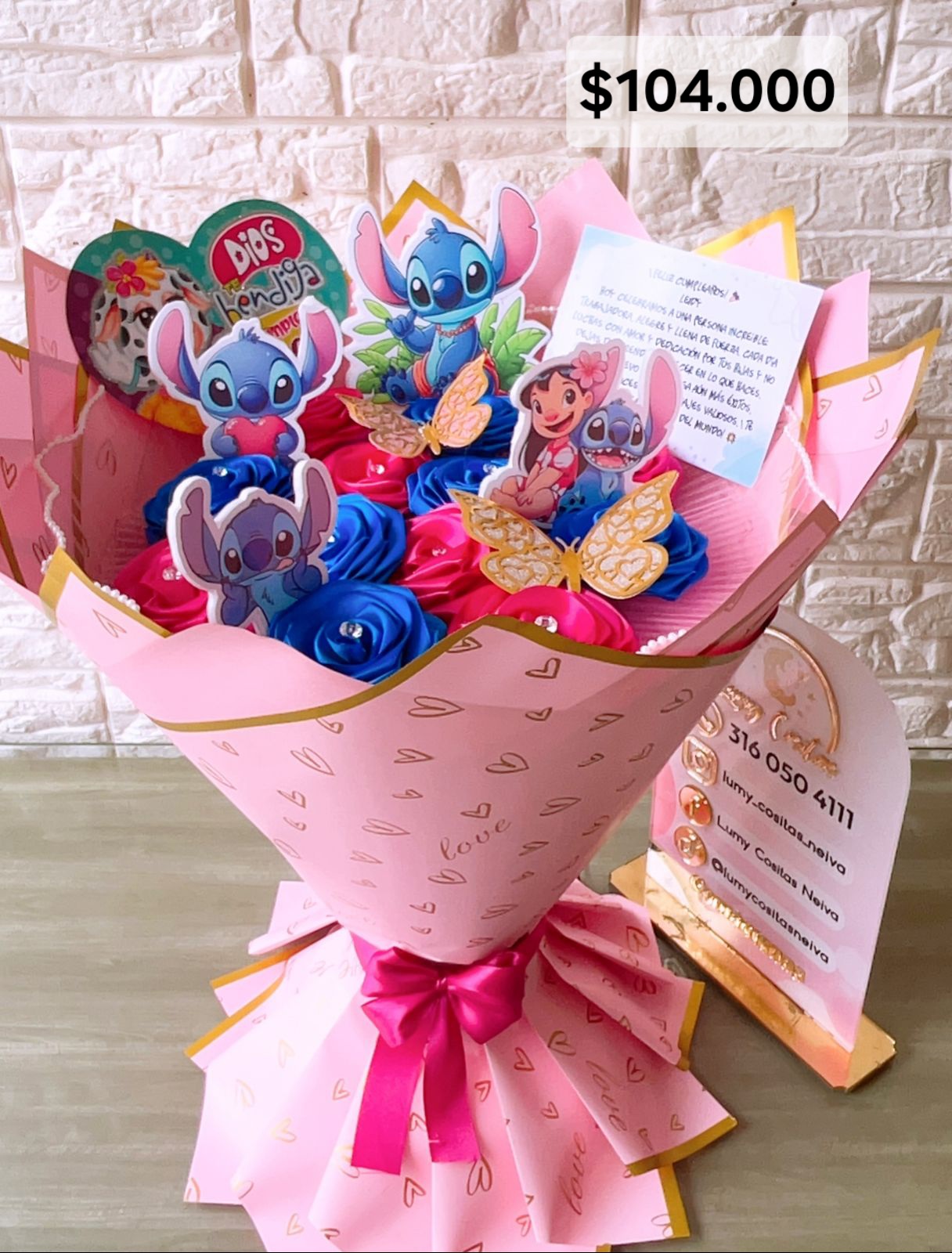 03. FLORES ETERNAS 🌹 $103.000🌹 STICH